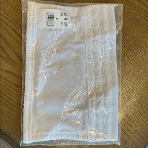 New Va Bien White Bra and Corset Expander Size Large